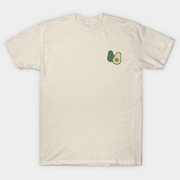 Minimal Avocado T-Shirt by Ashleigh Green Studios